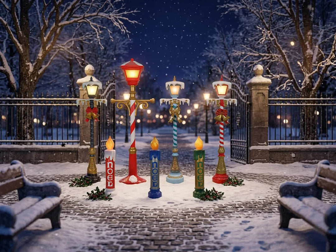 Illuminated Christmas Props