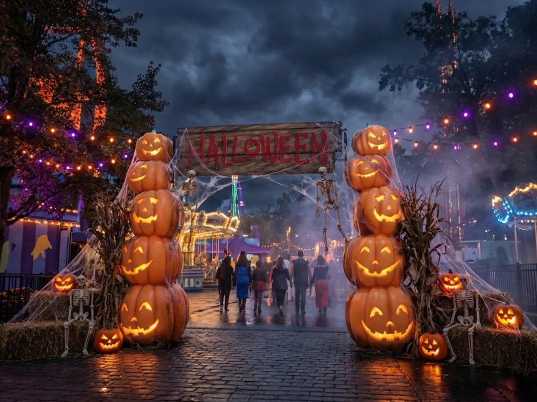 Illuminated Halloween Archways