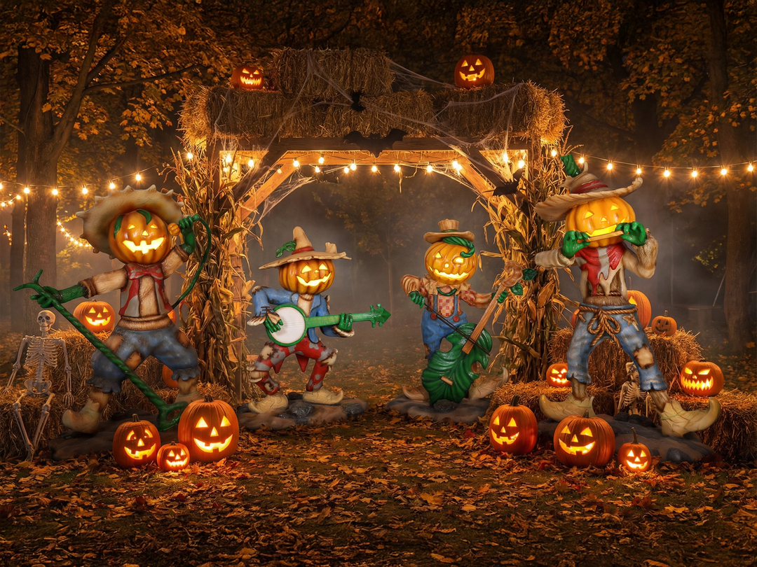 Illuminated Halloween Statues