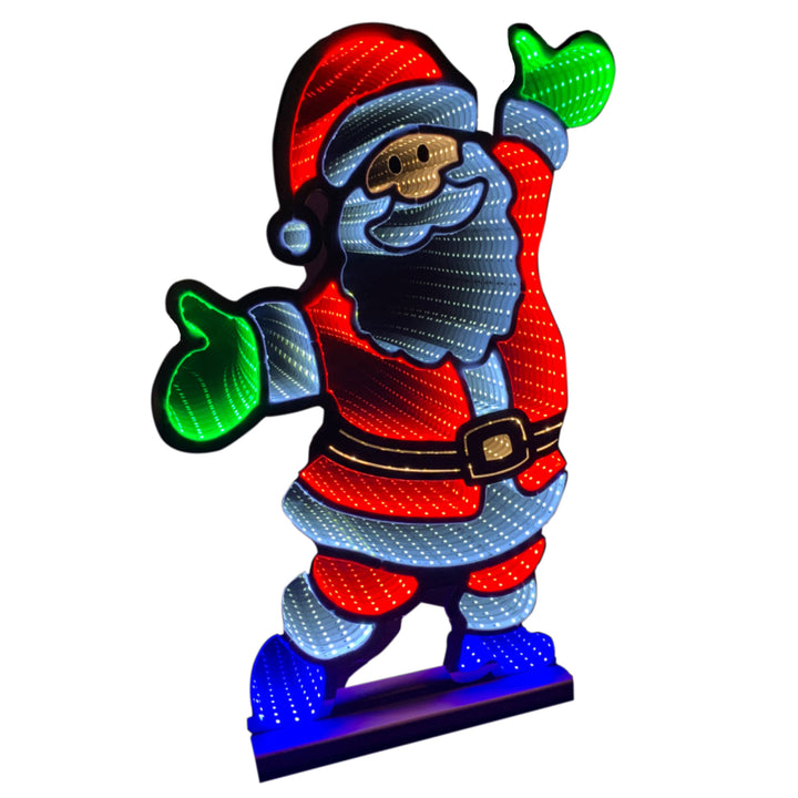 Infinity Standing Santa With Wooden Base (60cm or 120cm)