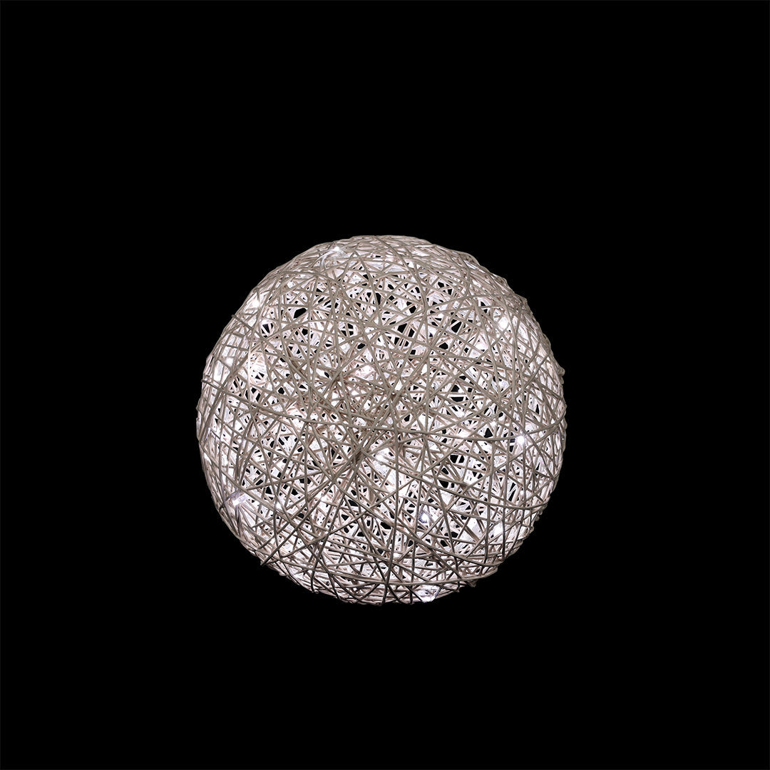 Organic Ball 24"(60Cm), 3D Lit - White, Cool White Led
