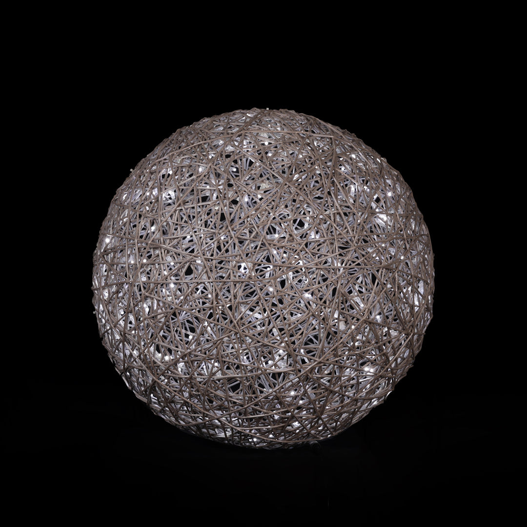 Organic Ball 31"(80Cm), 3D Lit - Grey, White Led