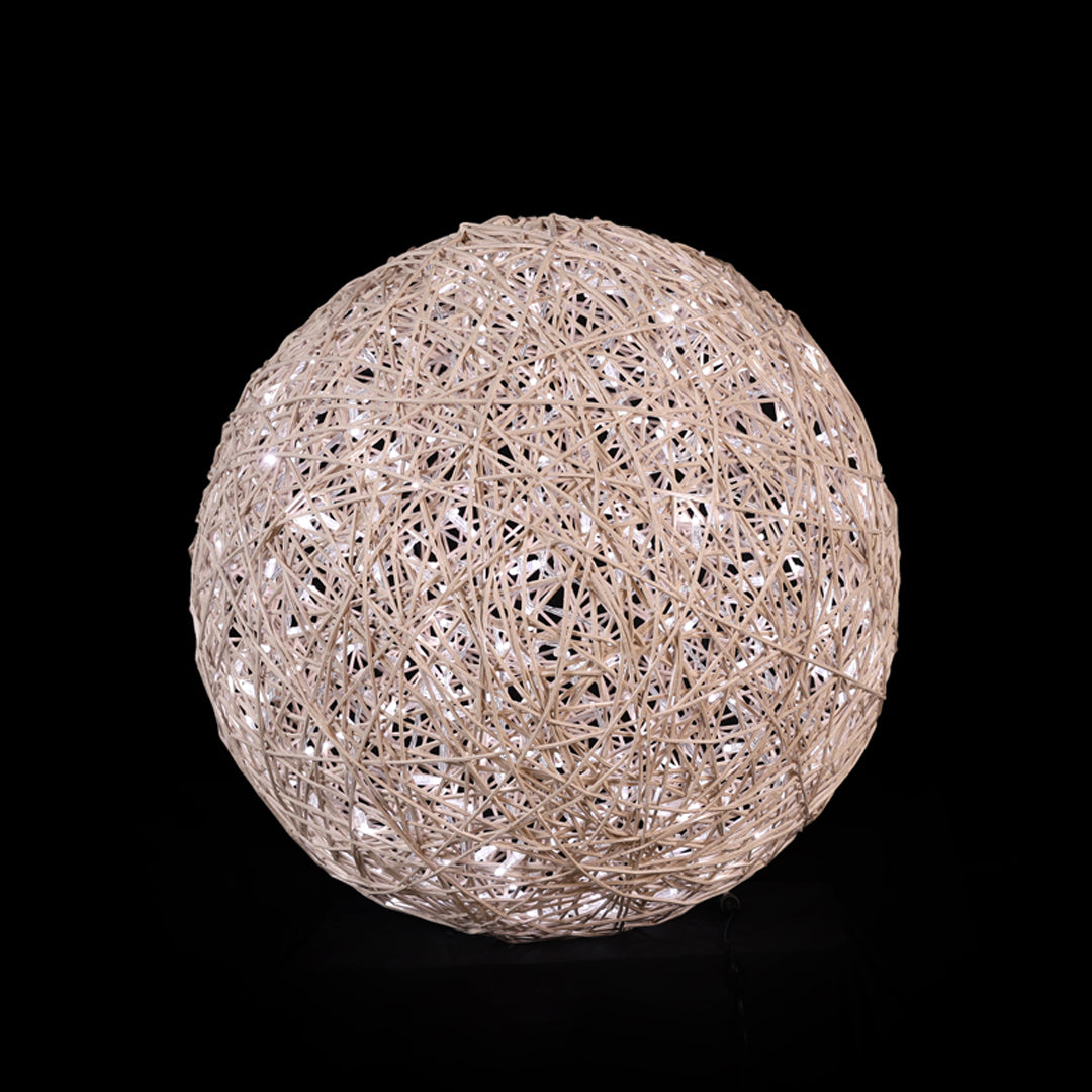 Organic Ball 31"(80Cm), 3D Lit - White, Cool White Led