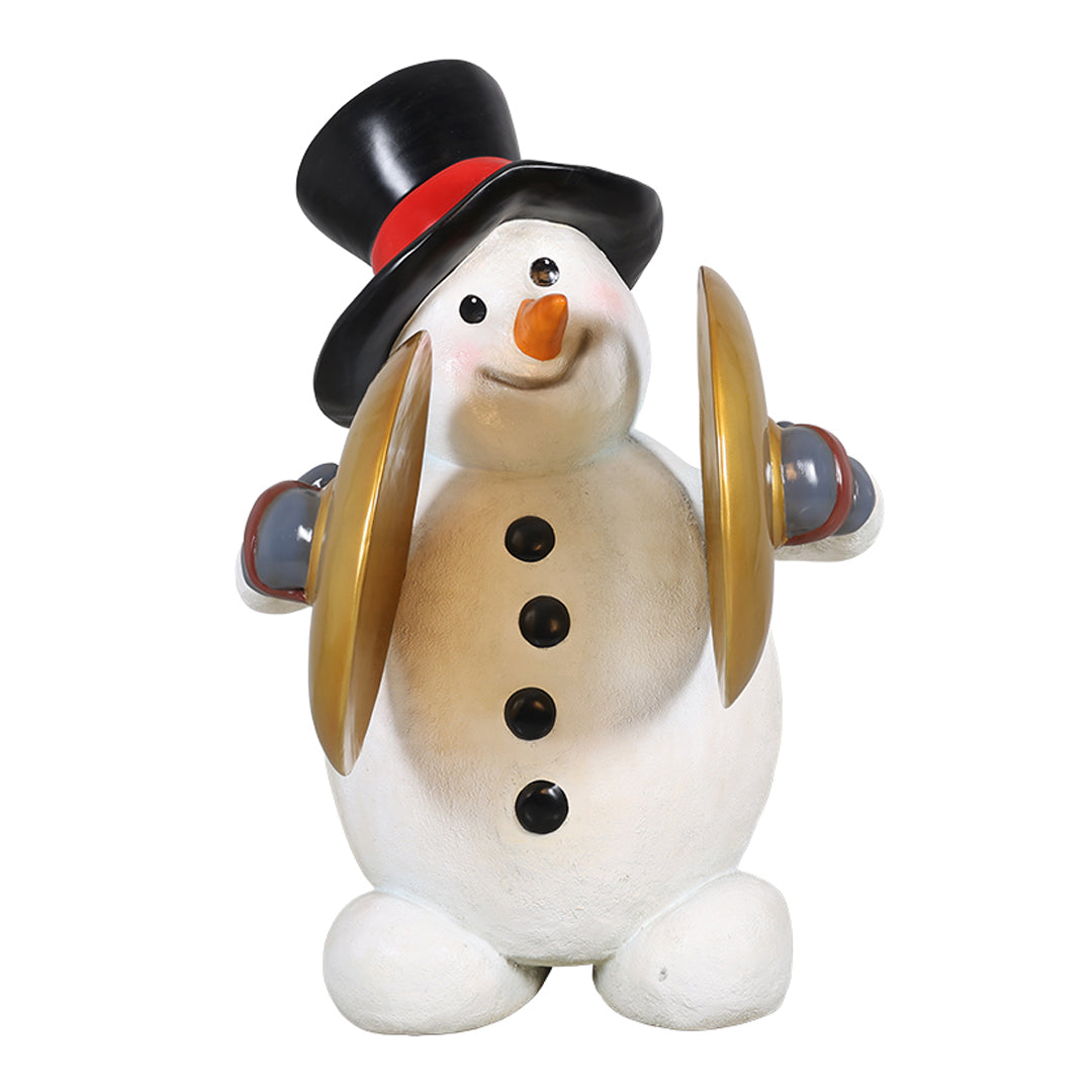 Snowman With Cymbals