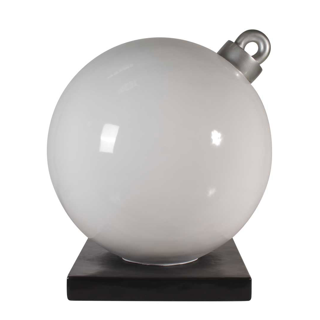 Christmas Ball with Base (Multi - Colored)