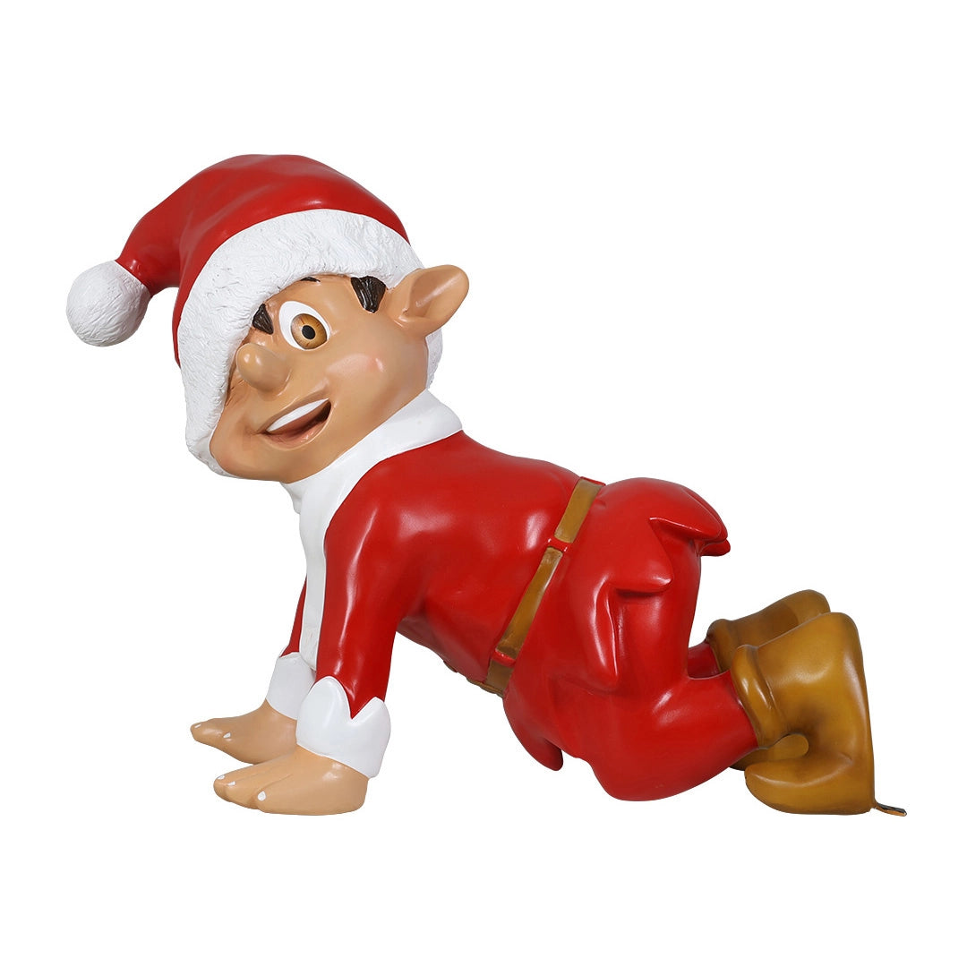 Crawling Santa Elf