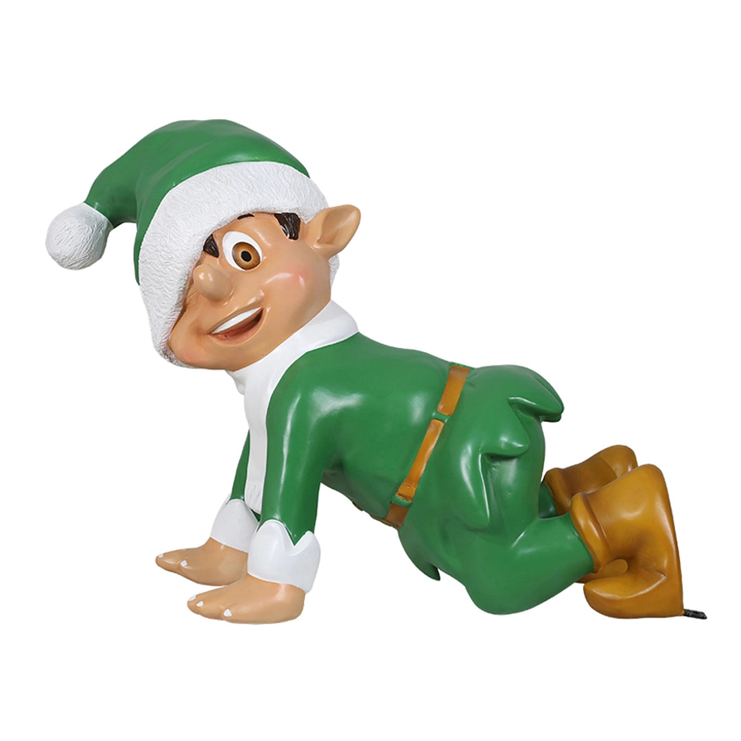 Crawling Santa Elf