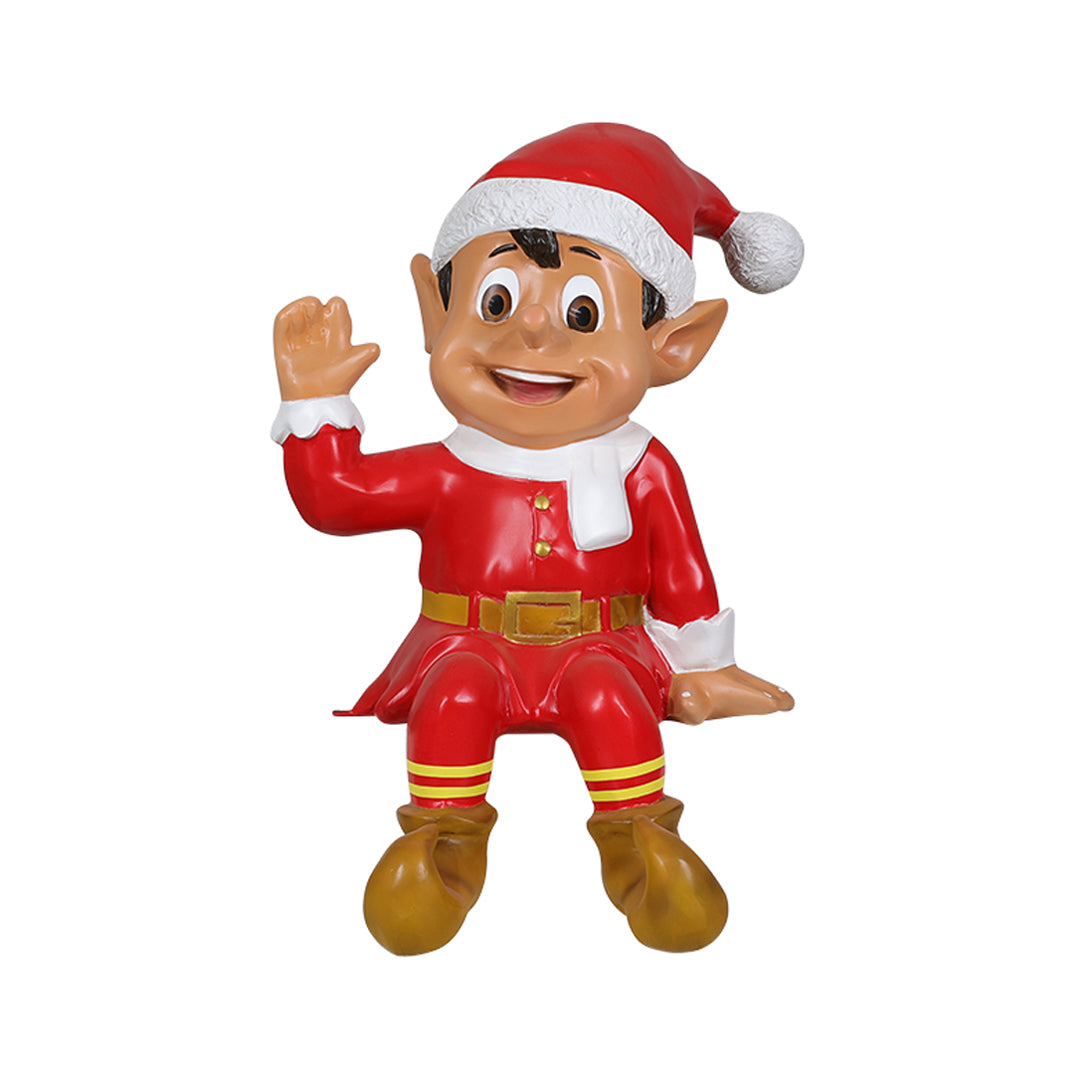Sitting Santa Elf