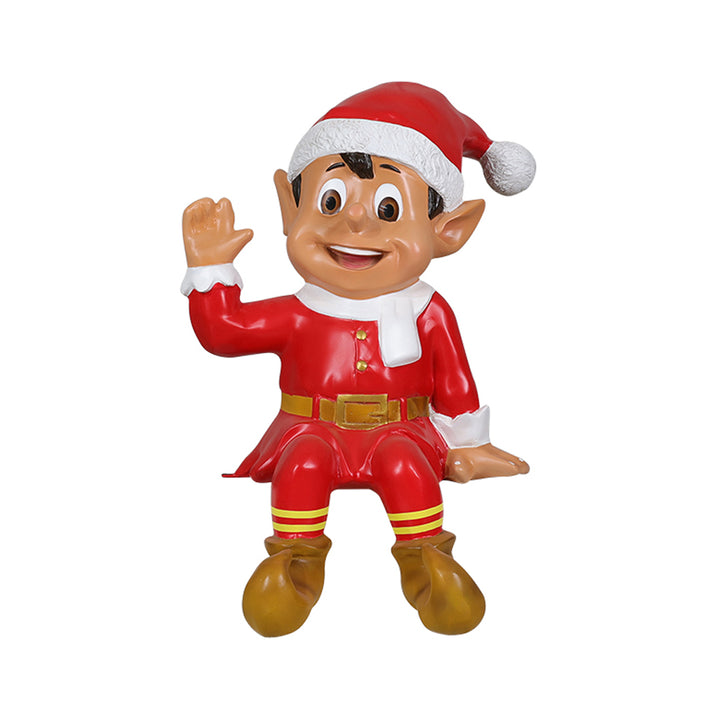 Sitting Santa Elf