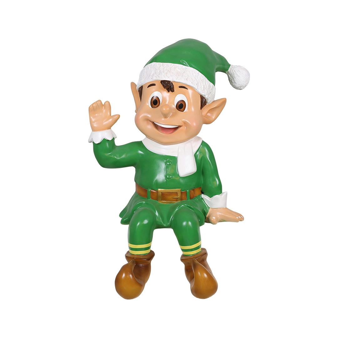 Sitting Santa Elf