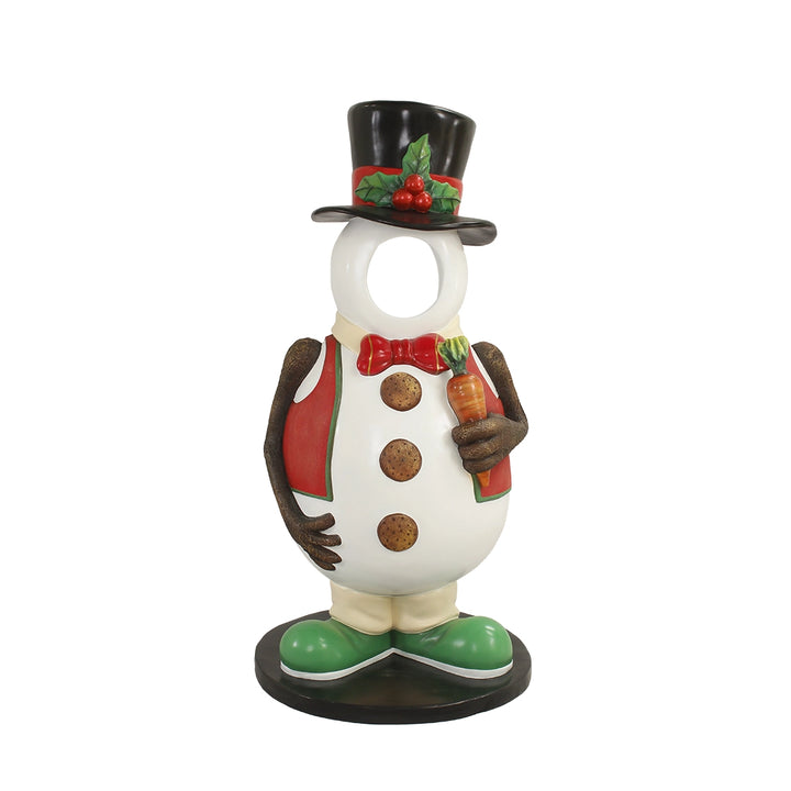 Snowman with Hat Photo Op