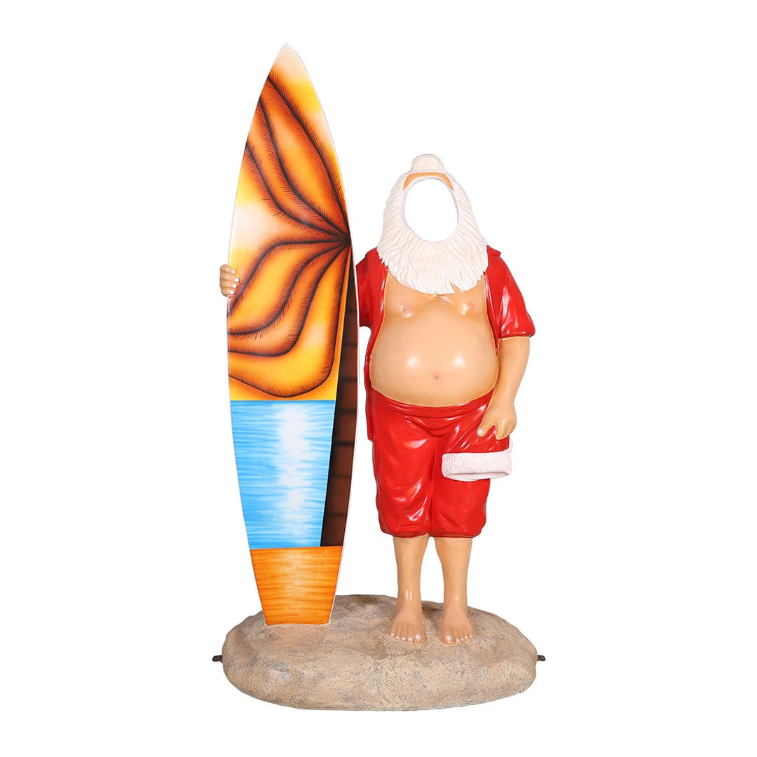 Santa Surfer Photo Op
