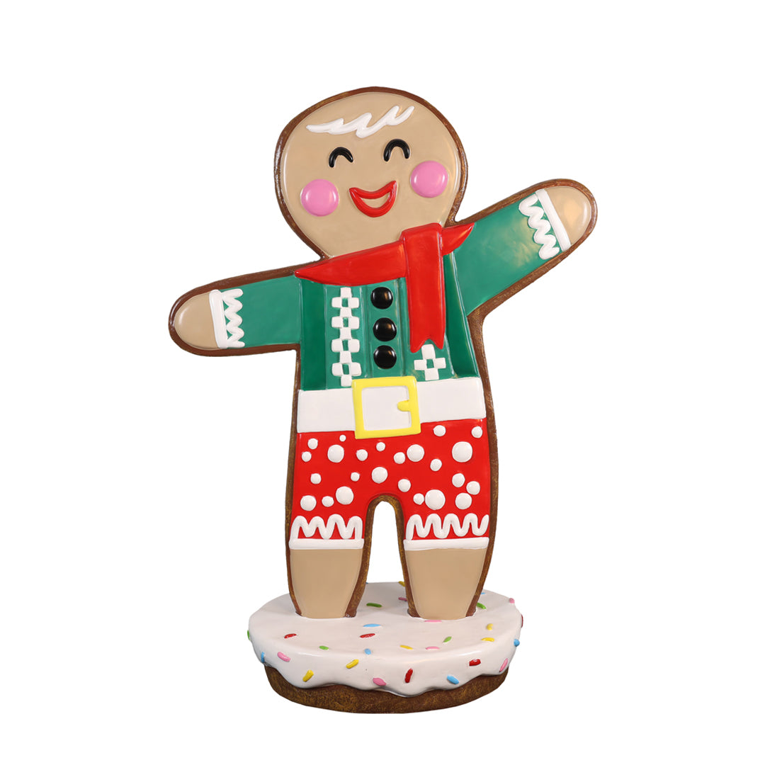 65-inch Archie the Gingerbread Man Display with Base