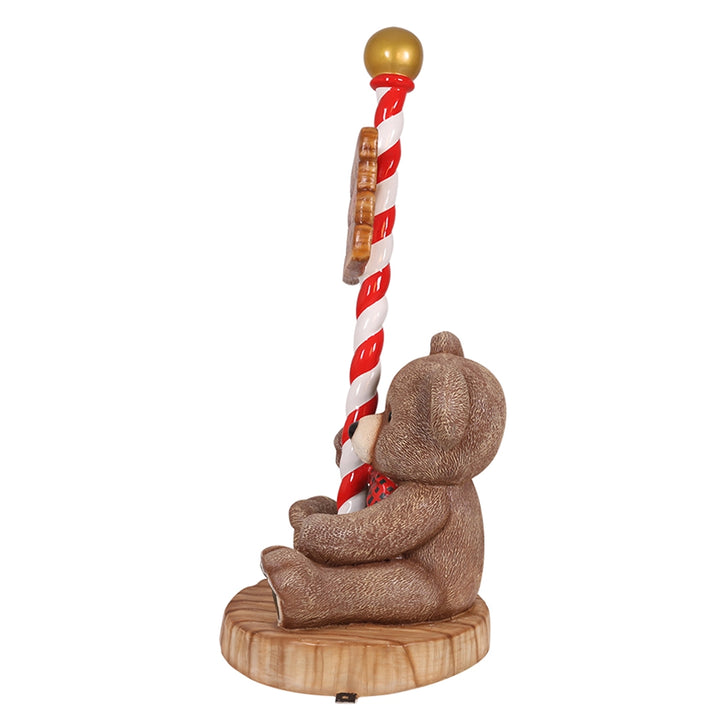 Teddy Bear With Merry Christmas Sign