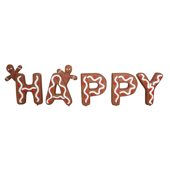 Happy Holidays Gingerbread Signs