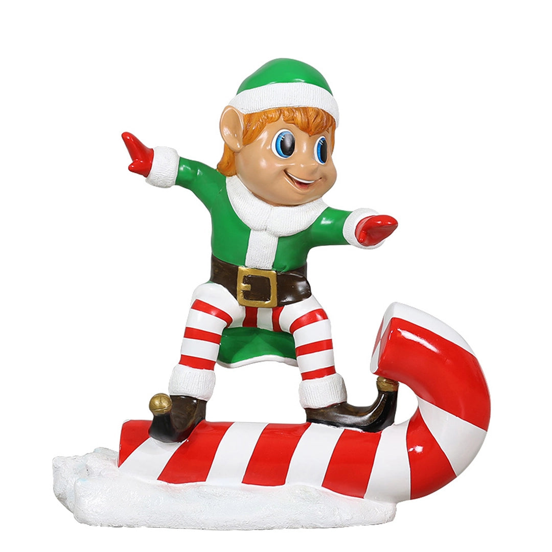 Elf On Candy Cane