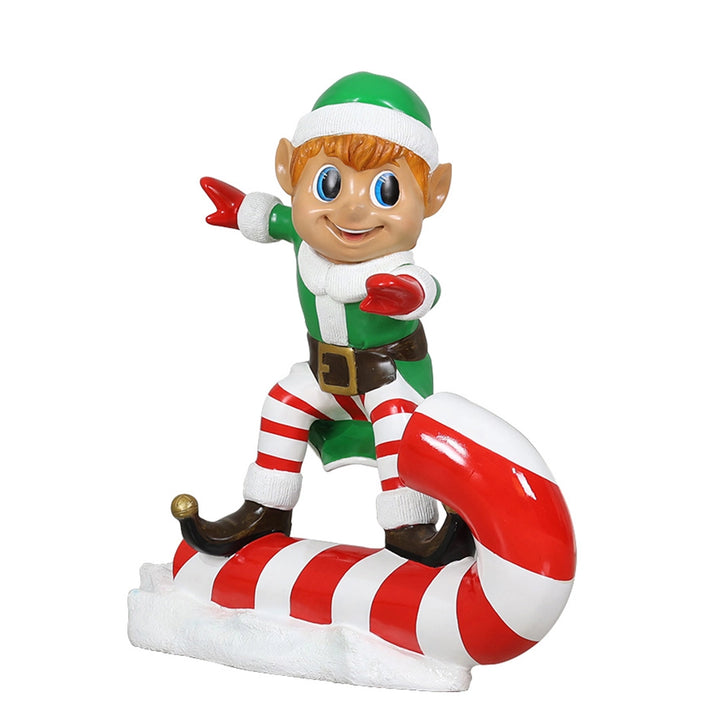 Elf On Candy Cane