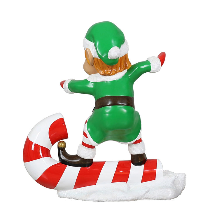 Elf On Candy Cane