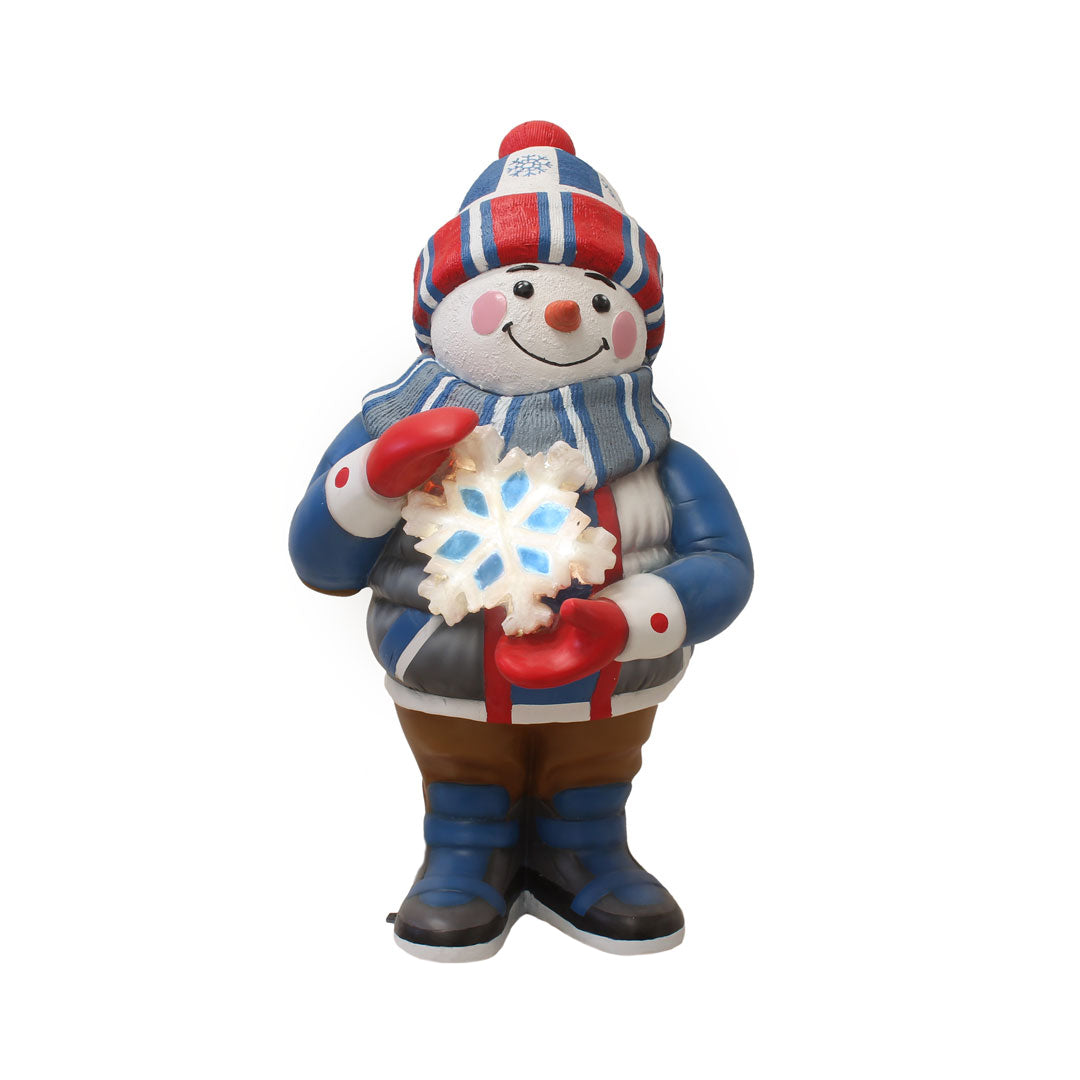 Snowman With Snowflake