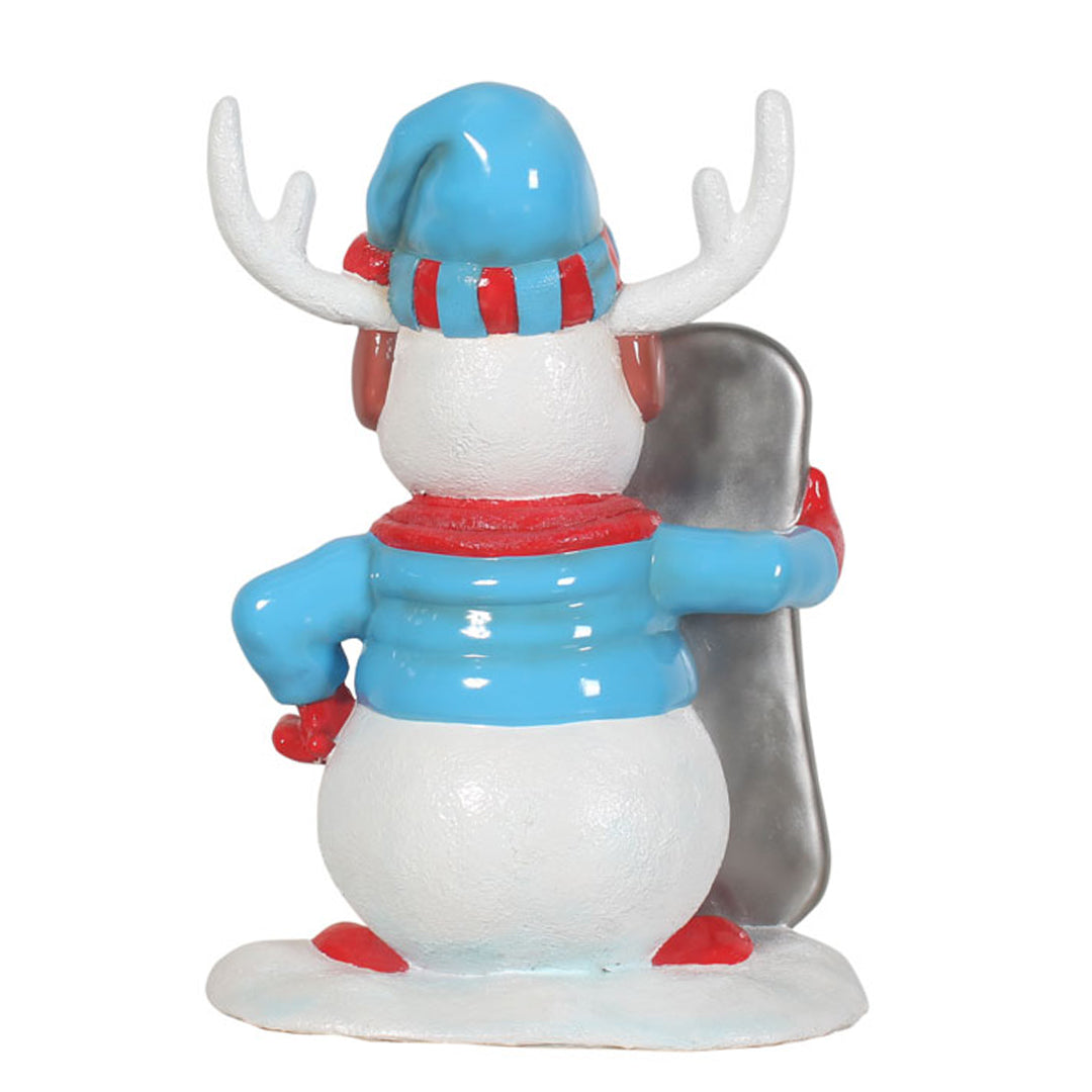 Snowman With Snowboard