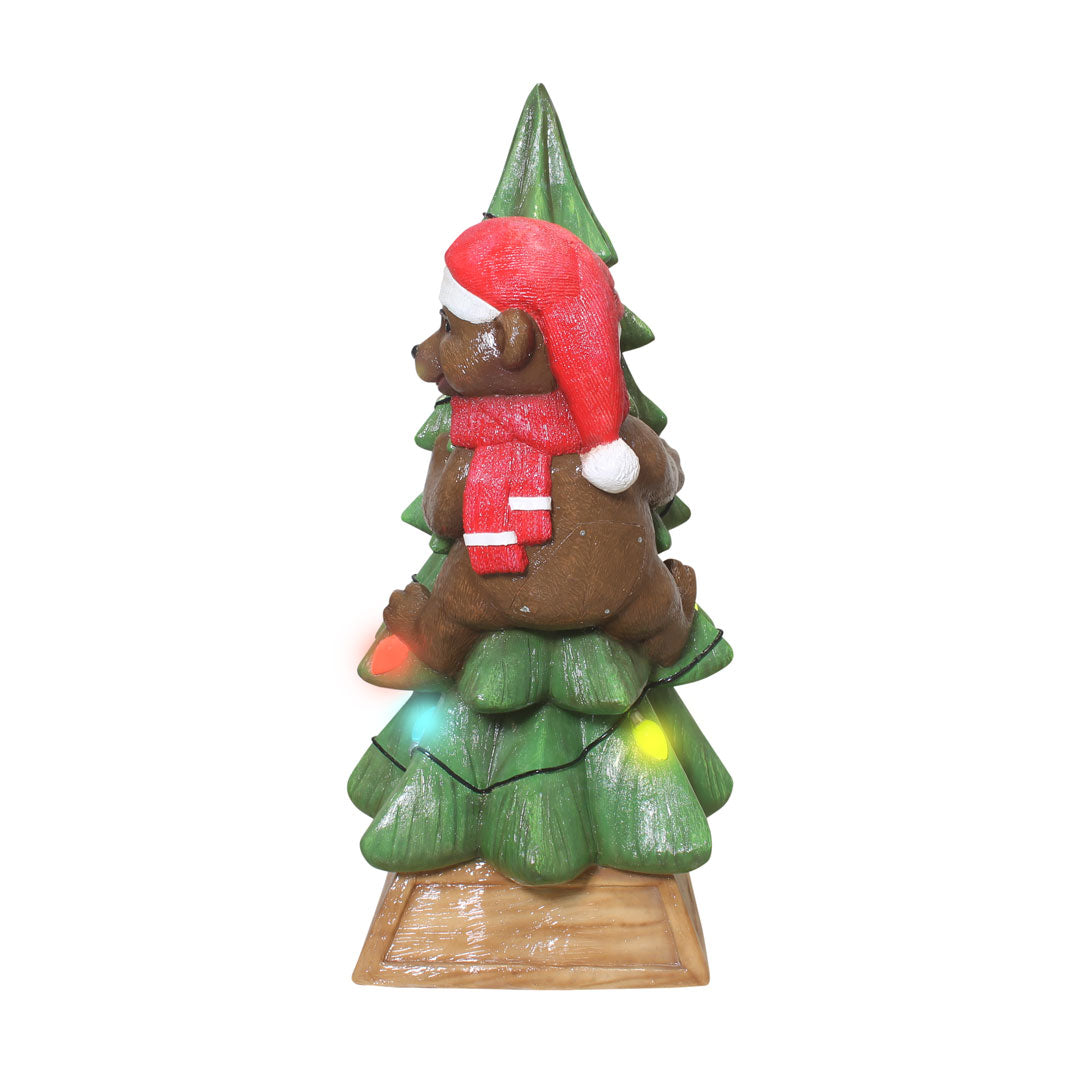 Bear On A Christmas Tree