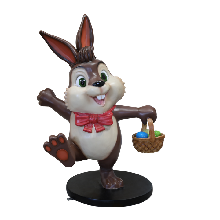 Easter Bunny with Basket of Eggs