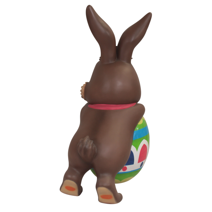 Easter Bunny Leaning in Easter Egg