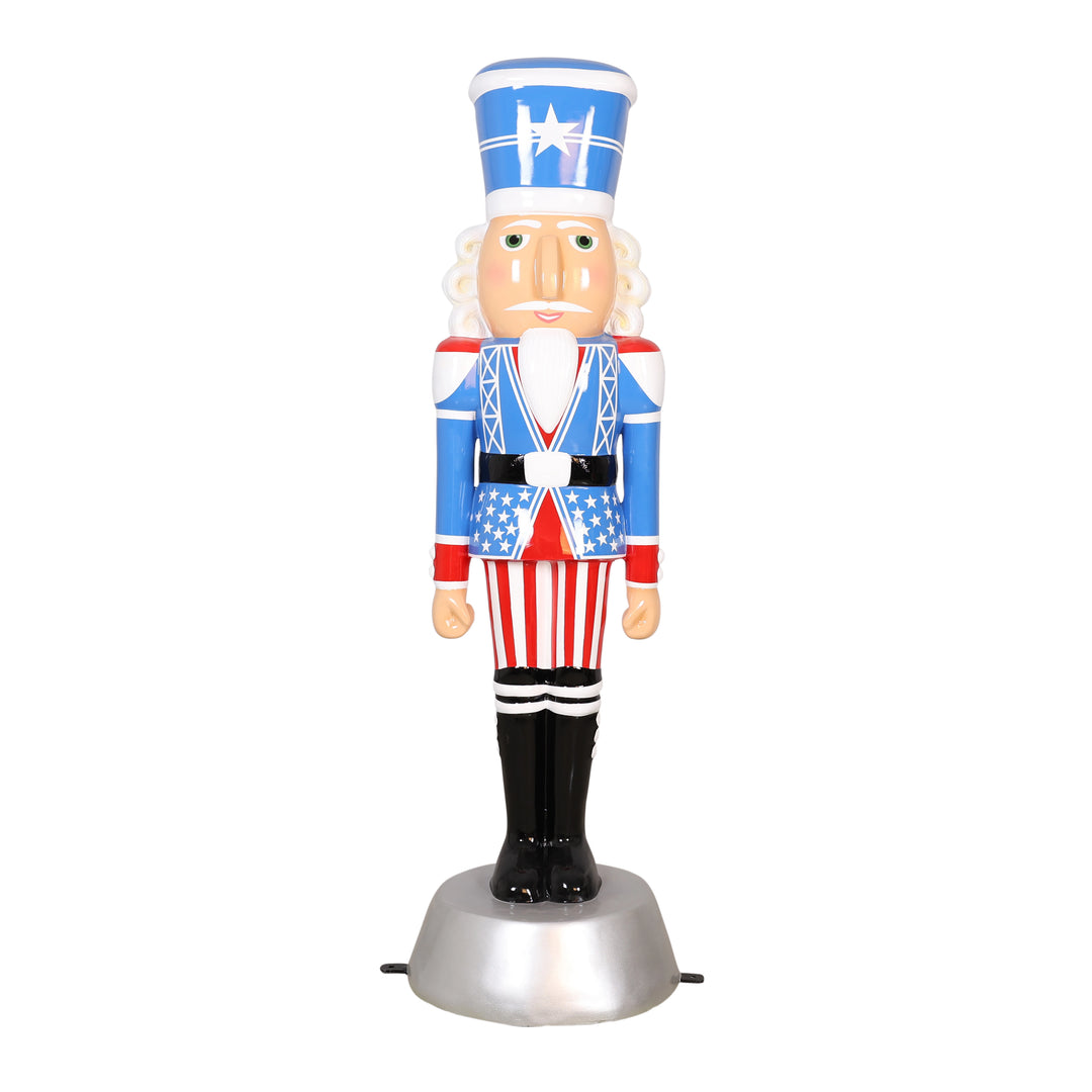 American Christmas Nutcracker Display - 9ft (Assorted Colors)