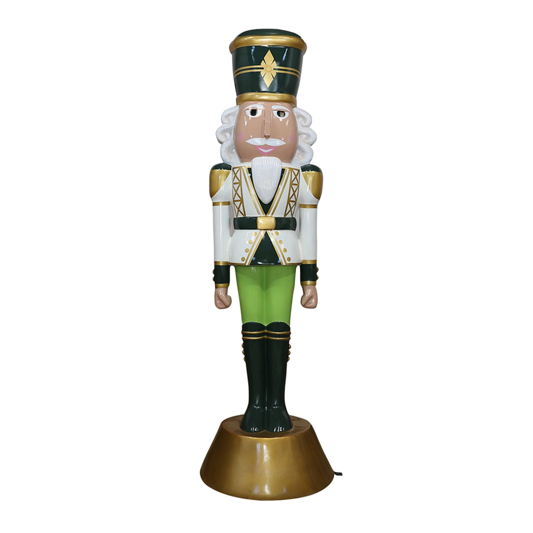 American Christmas Nutcracker Display - 9ft (Assorted Colors)