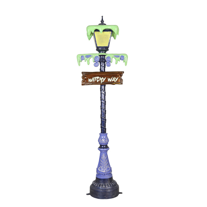 SLIMED WITCH LAMP POST