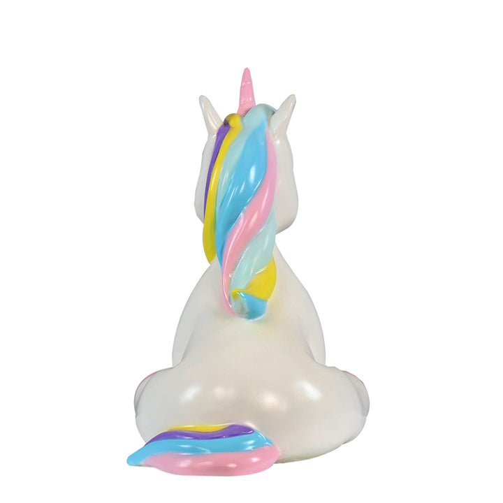 baby halloween unicorn figurine backview