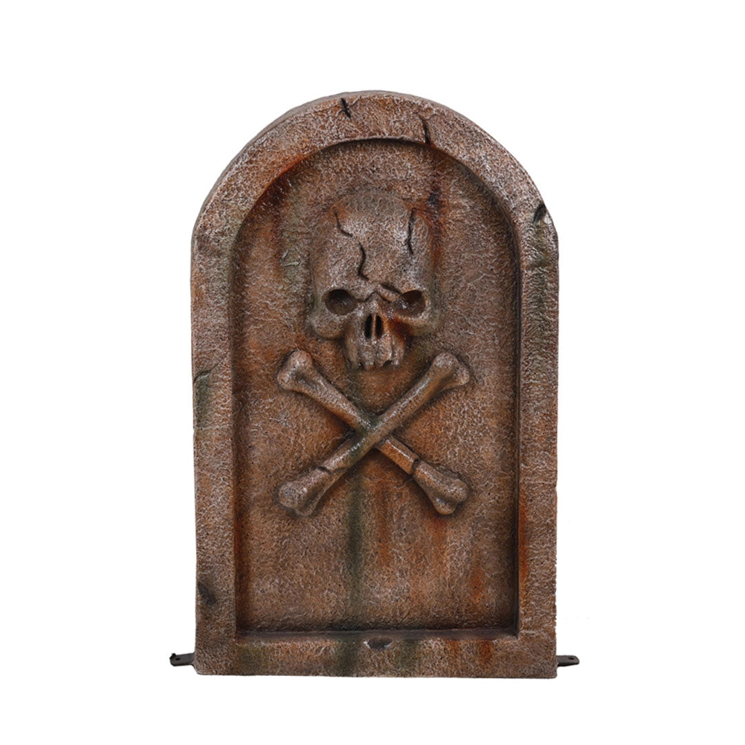 Graveyard With Skull