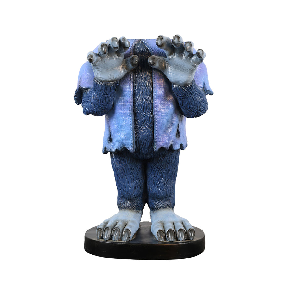 headless werewolf halloween photobooth props