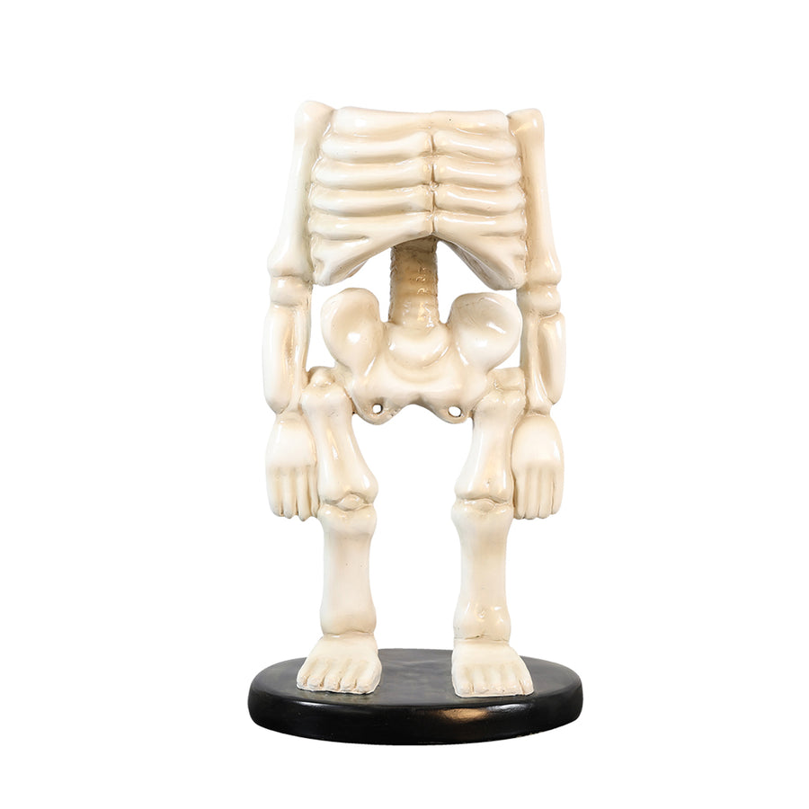skeleton statue Halloween yard decor