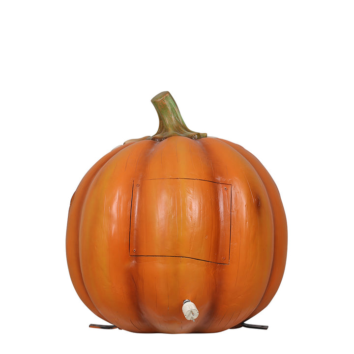 PUMPKIN WITH SKELETON HANDS