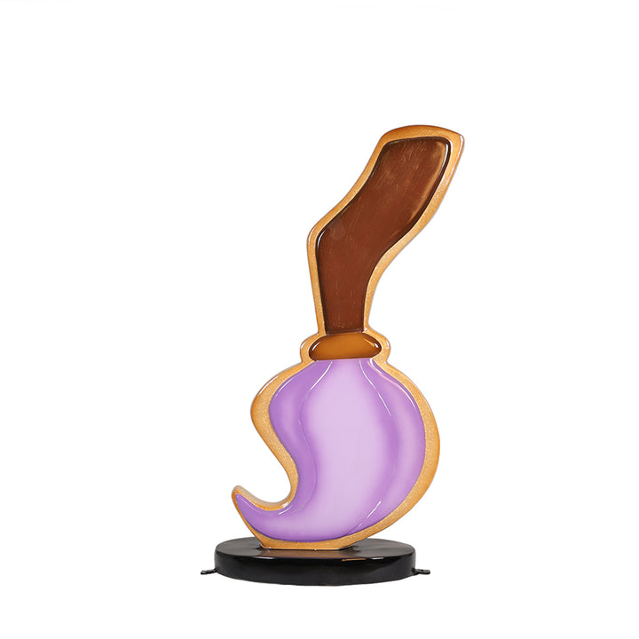 witch broom cookie front view