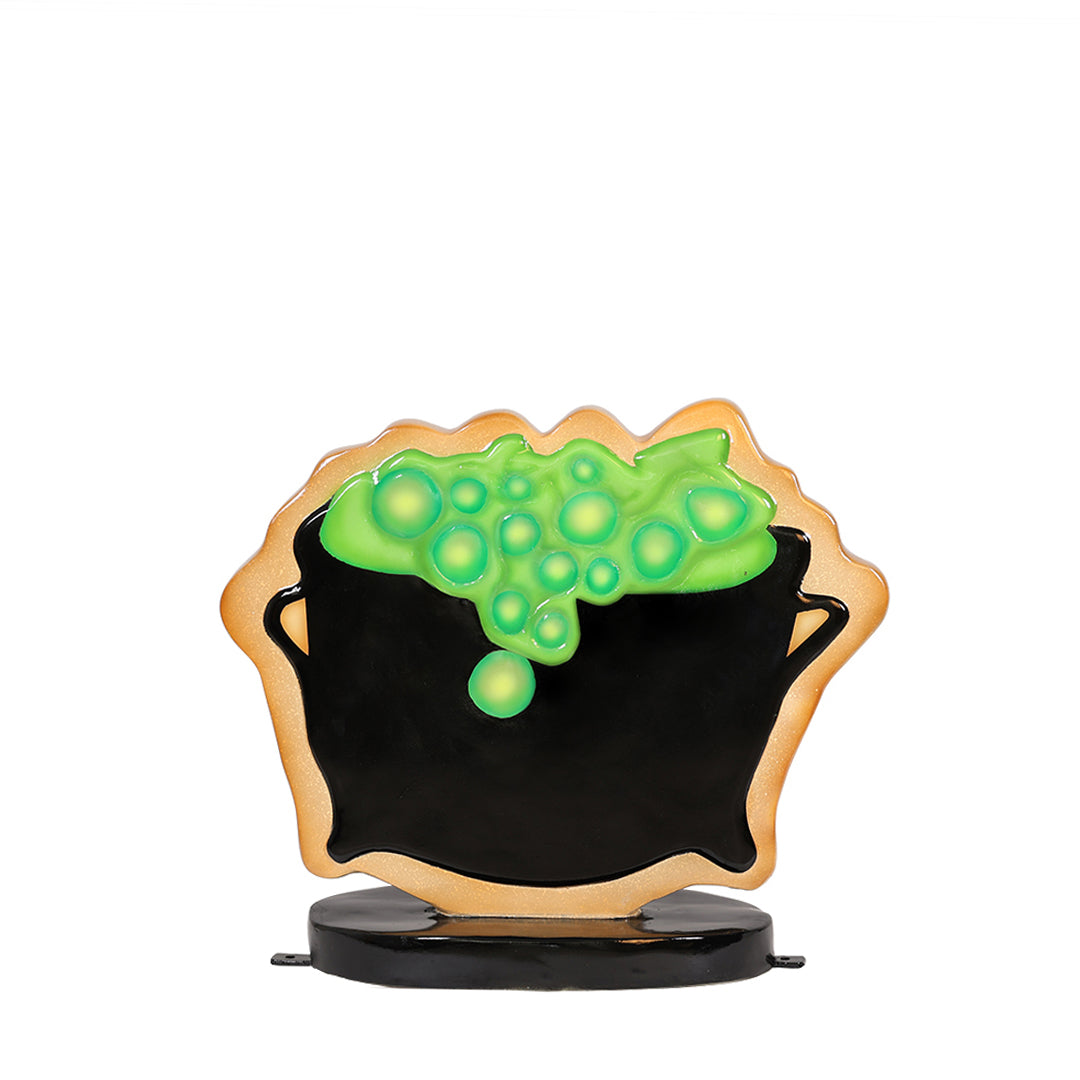 halloween prop cauldron cookie front view