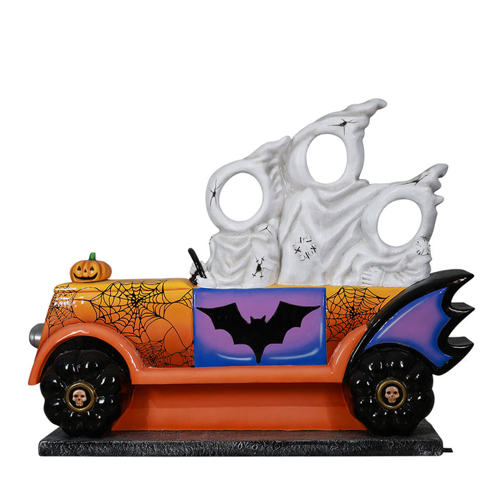 Boo Ghost in Monster Truck Photo Op