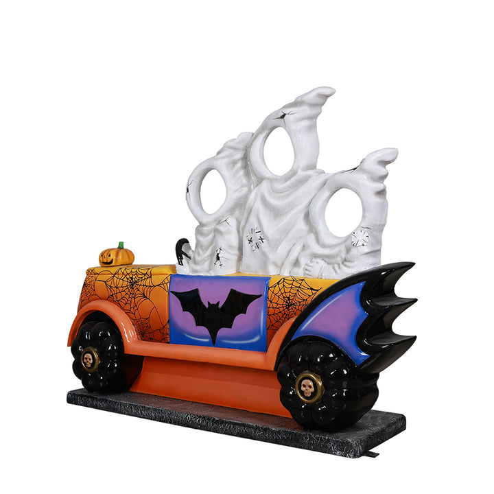 Boo Ghost in Monster Truck Photo Op