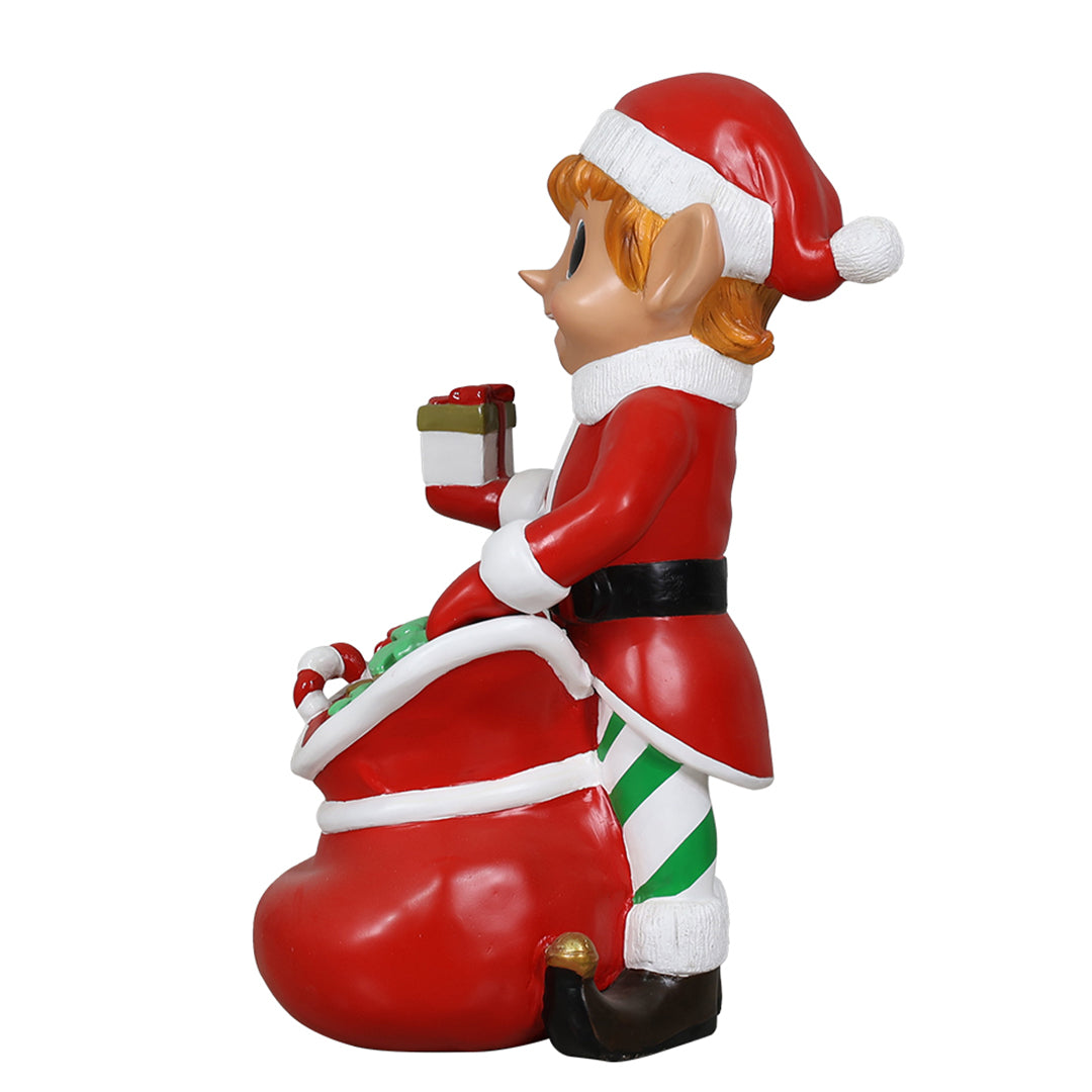 Elf Boy with Giftsack