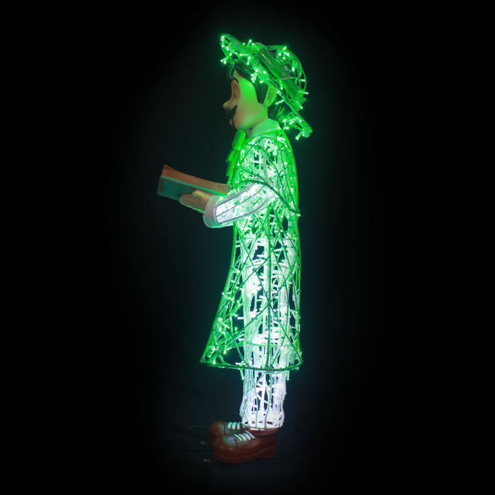 Christmas Carol "John" - Multi - Floor standing