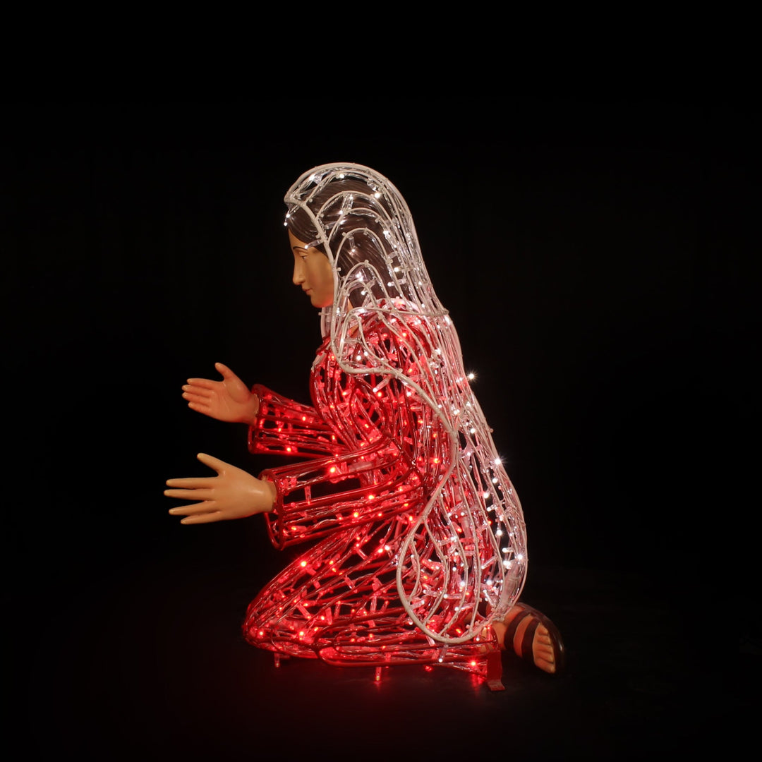 Mary - Red/Cold White - Floor standing