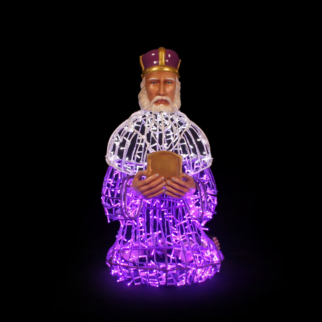 King 2 - Violet/Cold White - Floor standing