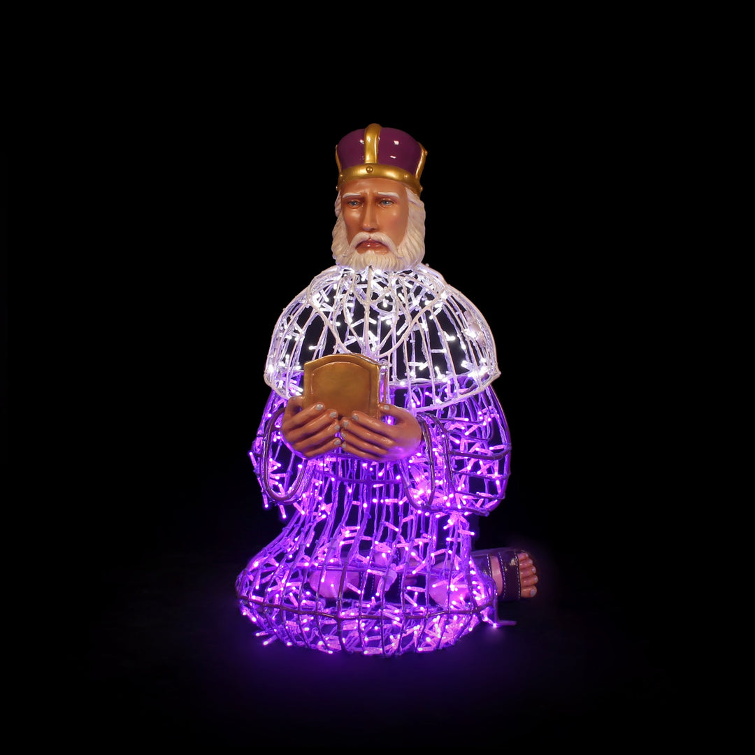 King 2 - Violet/Cold White - Floor standing