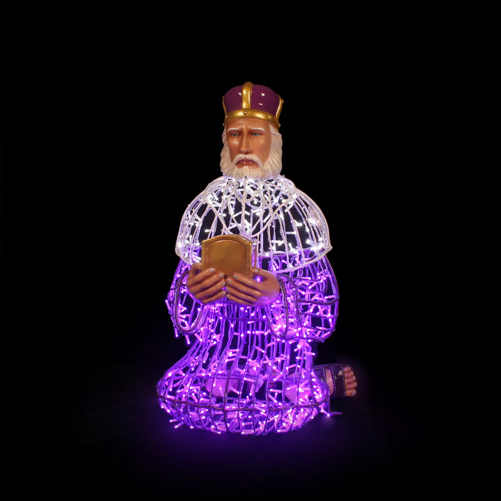 King 2 - Violet/Cold White - Floor standing