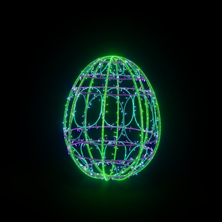 Easter Light Egg 2 - BTW - Multi - Floor standing