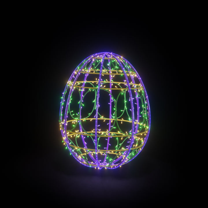 Easter Light Egg 2 - BTW - Multi - Floor standing