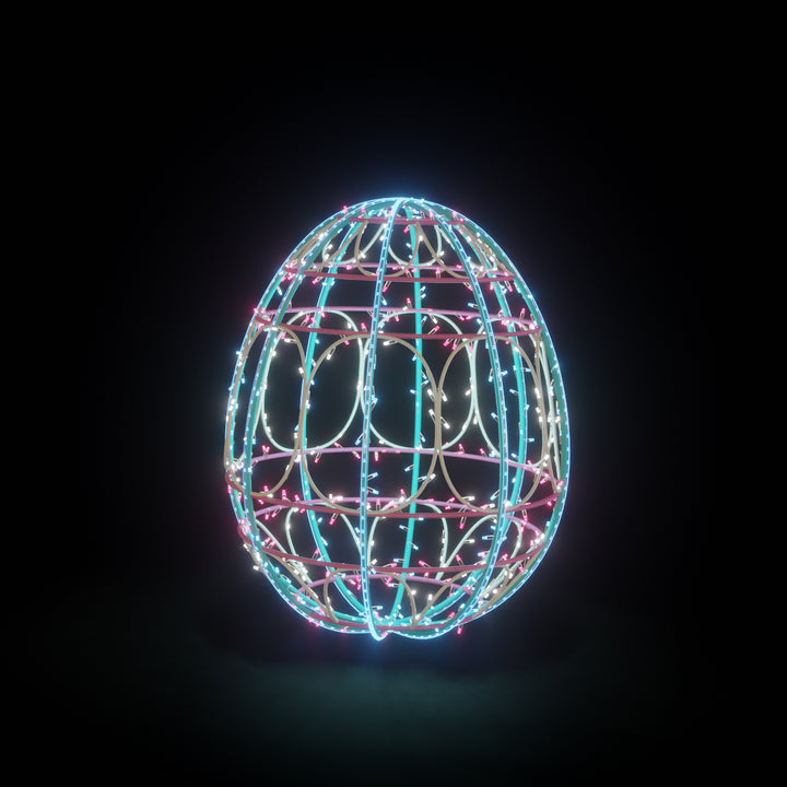 Easter Light Egg 2 - BTW - Multi - Floor standing