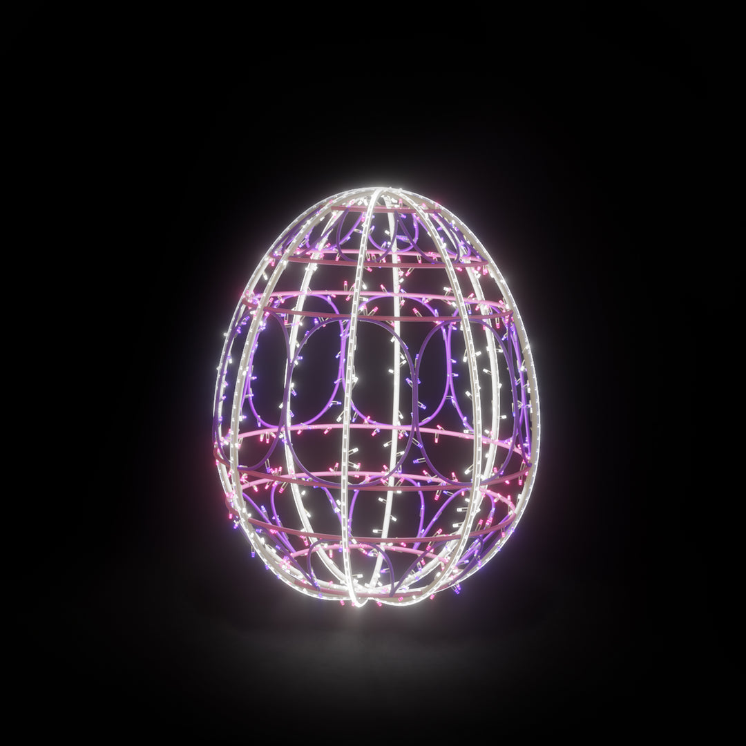 Easter Light Egg 2 - BTW - Multi - Floor standing