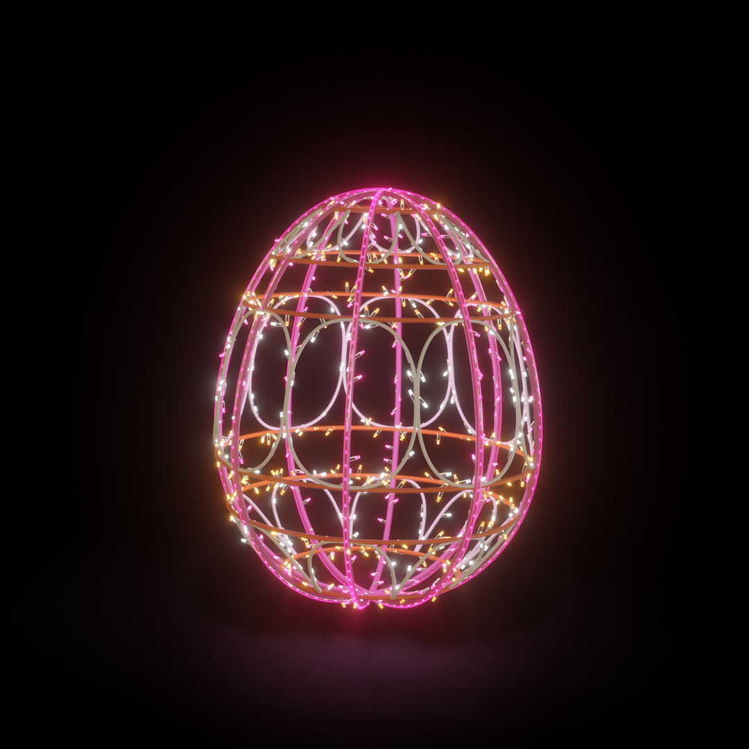 Easter Light Egg 2 - BTW - Multi - Floor standing